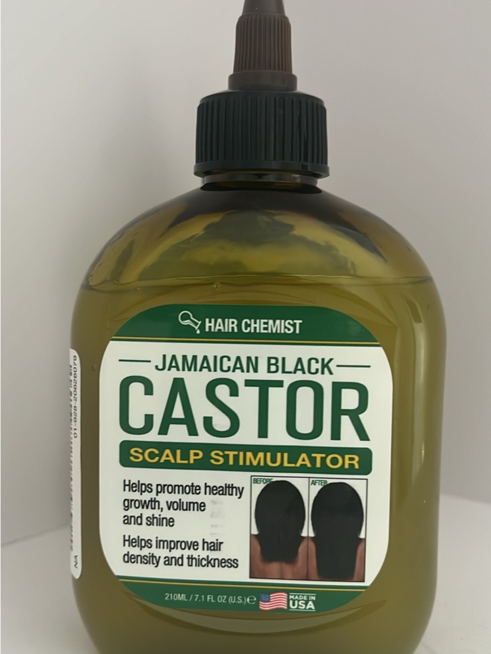 Jamaican Black Castor Scalp Stimulator - Olive Green